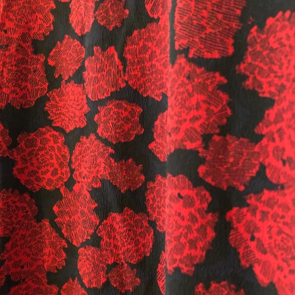 Red Floral Dress - Picture 3 of 6